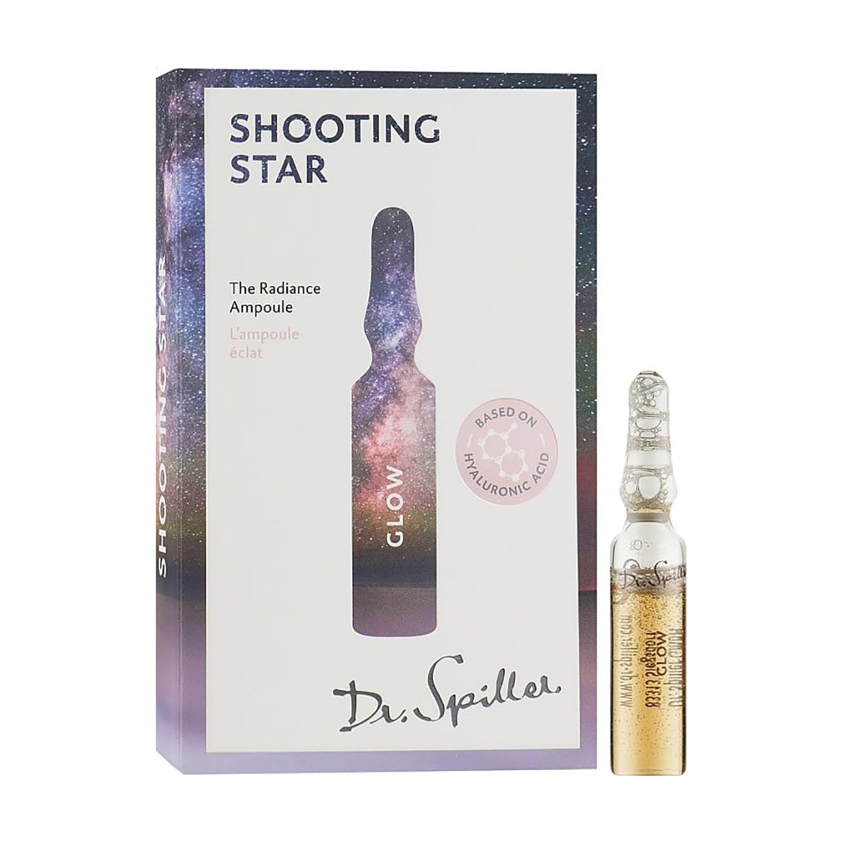 Ампульний концентрат для обличчя Dr. Spiller Glow Shooting Star Зорепад. Сяйво, 7*2 мл